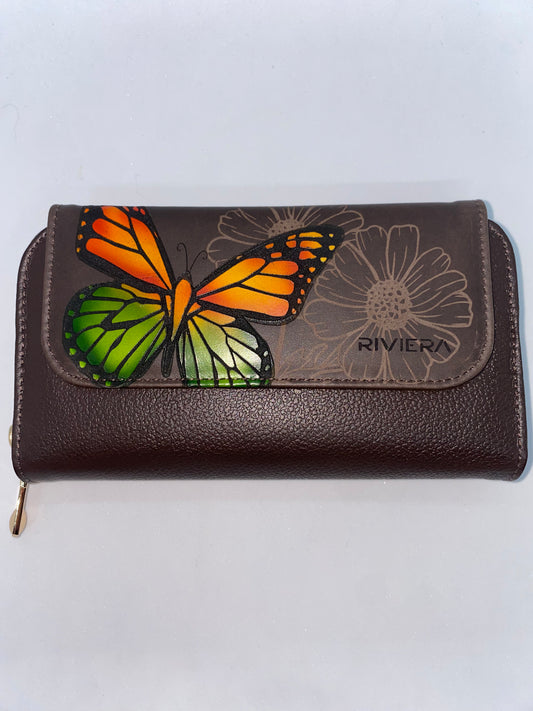 Wallet de cuero para dama 8776