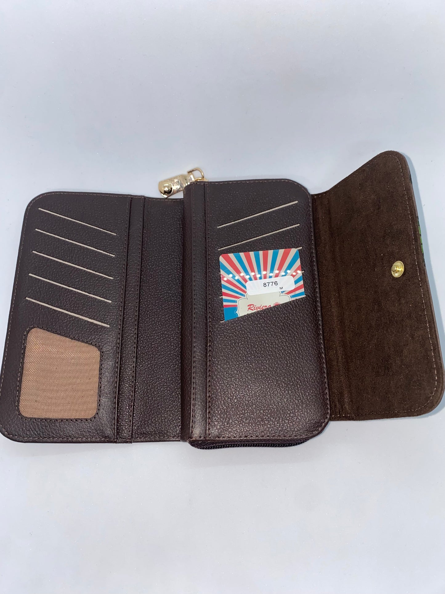 Wallet de cuero para dama 8776