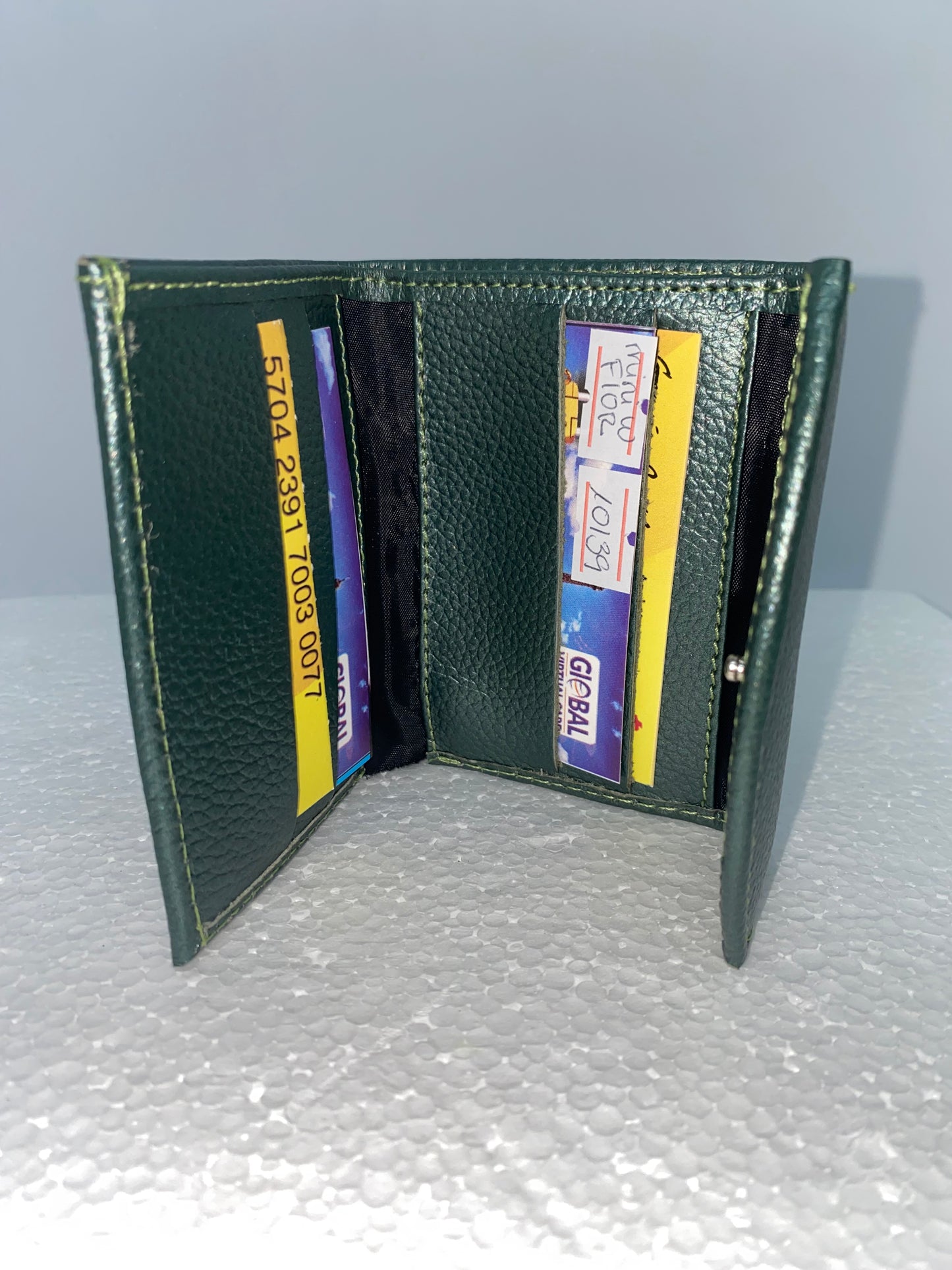 Wallet mini de cuero para dama WM-FLOR